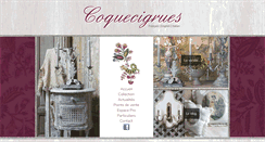 Desktop Screenshot of coquecigrues.com