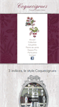 Mobile Screenshot of coquecigrues.com